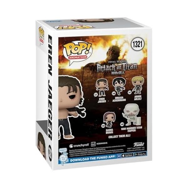 Funko POP! Animation: Attack on Titan - Eren Jeager - Collectable Vinyl Figure - Gift Idea - Official Merchandise - for Kids & Adults - Anime Fans - Model Figure for Collectors