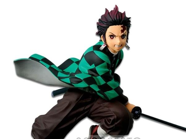 Banpresto 16373 Demon Slayer (Kimetsu no Yaiba) Vibration Stars Tanjiro Kamado Figure, Multiple Colors