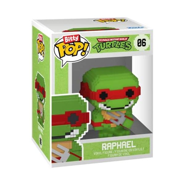 Funko Bitty POP! Teenage Mutant Ninja Turtles (TMNT) - Shredder, 4-Pack - 8-Bit Raphael, 8-Bit Donatello, 8-Bit Leonardo and A Surprise Mystery Mini Figure - 0.9 Inch (2.2 Cm) Coll