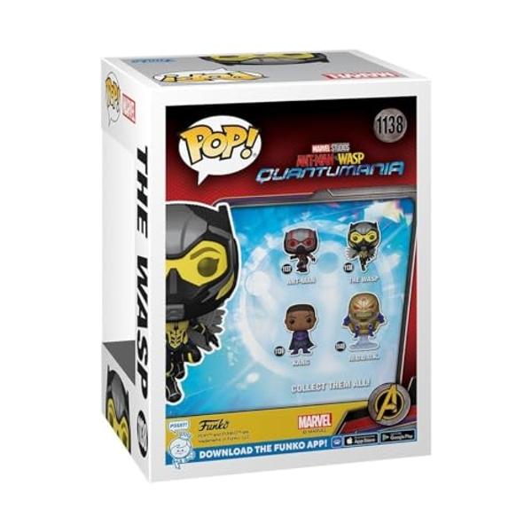Funko POP! Vinyl Marvel: Ant-Man Quantumania - Wasp - 1/6 Odds for Rare Chase Variant - Collectable Vinyl Figure - Gift Idea - Official Merchandise - for Kids & Adults - Movies Fan
