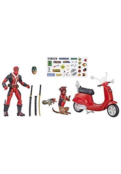 Marvel Legends Series Deadpool Corps Comics Collectible 6 Inch Action Figure & Vehicle, Includes Dogpool & Squirrelpool