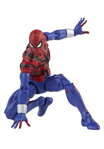 Spider-Man Marvel Legends Series 6-inch Ben Reilly Action Figure Toy, Includes 5 Accessories: 4 Alternate Hands, 1 Web Line FX
