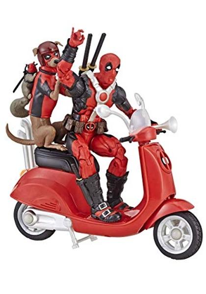 Marvel Legends Series Deadpool Corps Comics Collectible 6 Inch Action Figure & Vehicle, Includes Dogpool & Squirrelpool