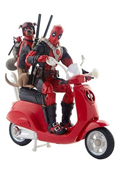 Marvel Legends Series Deadpool Corps Comics Collectible 6 Inch Action Figure & Vehicle, Includes Dogpool & Squirrelpool