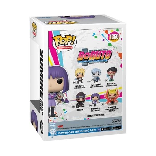 Funko POP! Animation: Boruto - Sumire Kakei with Nue - Boruto: Naruto Next Generations - Collectable Vinyl Figure - Gift Idea - Official Merchandise - for Kids & Adults - Anime Fan