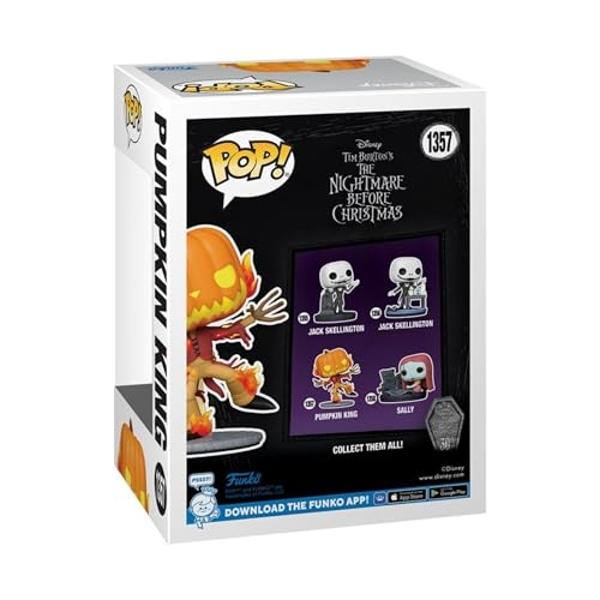 Funko Pop! Disney: The Nightmare Before Christmas - Pumpkin King 1357 Sticker Special Edition Glow InThe Dark