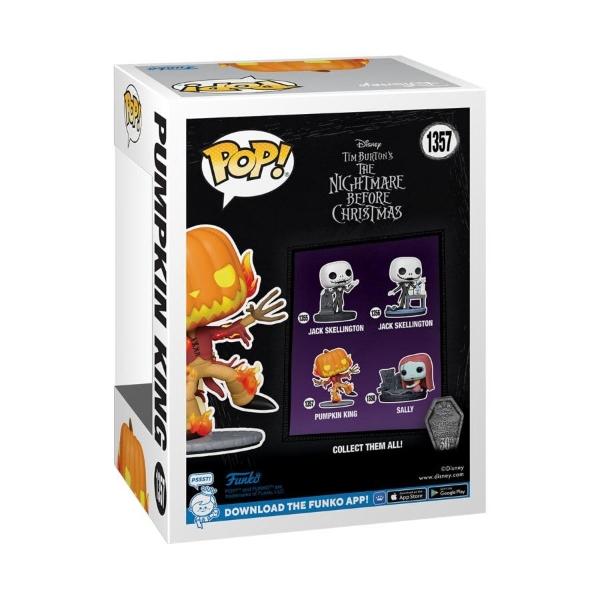 Funko Pop! Disney: The Nightmare Before Christmas - Pumpkin King 1357 Sticker Special Edition Glow InThe Dark