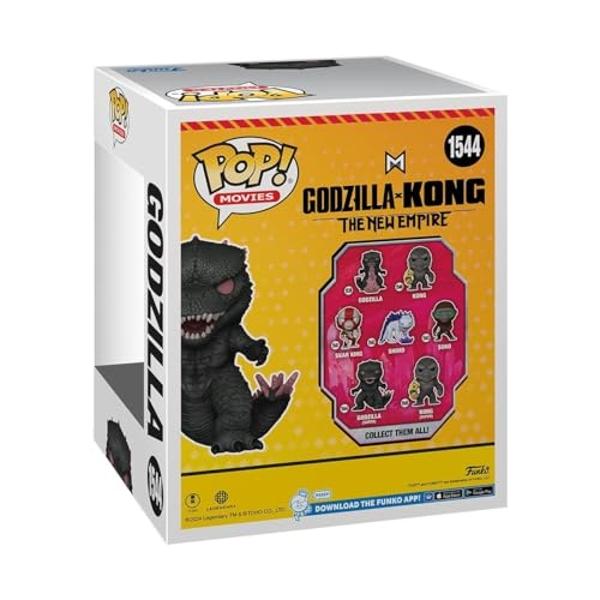 Funko POP! Super: Godzilla X Kong: The New Empire - Godzilla - Godzilla Vs Kong - Collectable Vinyl Figure - Gift Idea - Official Merchandise - for Kids & Adults - Movies Fans