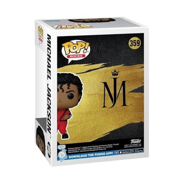 Funko POP! Rocks: Michael Jackson - (Thriller) - Collectable Vinyl Figure - Gift Idea - Official Merchandise - for Kids & Adults - Music Fans - Model Figure for Collectors and Disp