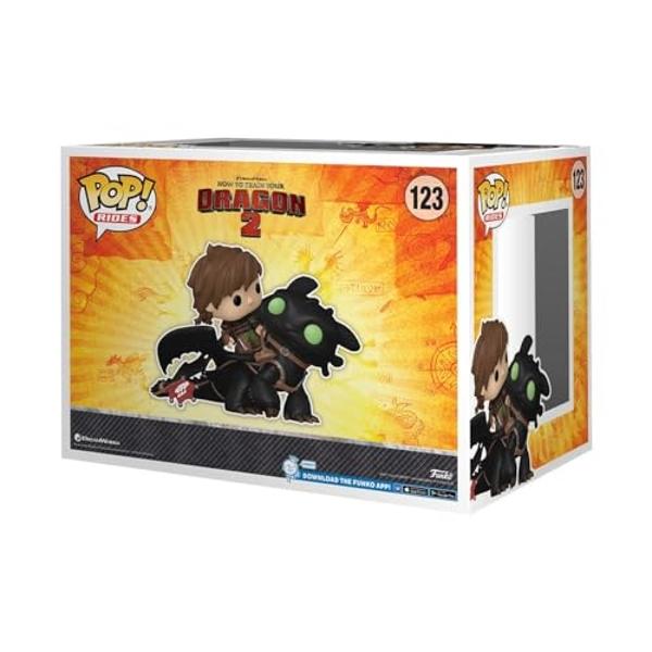 Funko POP! Rides Deluxe: How to Train Your Dragon – Hiccup with Toothless - Collectable Vinyl Figure - Gift Idea - Official Merchandise - for Kids & Adults - Movies Fans