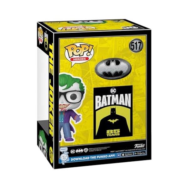Funko Pop Movies: Batman's 85th Anniversary - The Joker - Collectable Vinyl Figure - Gift Idea - Official Merchandise - Toys for Kids & Adults - Superheroes Fans - Model Figure for
