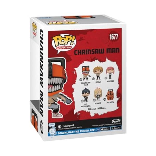 Funko POP! Animation - CSM - Chainsaw Man - 1/6 Odds for Rare Chase Variant - Bloody - Collectable Vinyl Figure - Gift Idea - Official Merchandise - for Kids & Adults - Anime Fans
