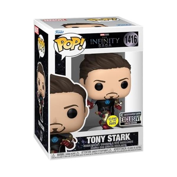 POP Iron Man 3 Tony Stark Suit-Up Glow-in-The-Dark Funko Vinyl Figure #1416 - Entertainment Earth Exclusive
