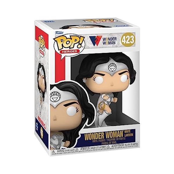 Funko Pop Heroes: Wonder Woman 80th - Wonder Woman - (White Lantern) - DC Comics - Collectable Vinyl Figure - Gift Idea - Official Merchandise - Toys for Kids & Adults - Superheroe