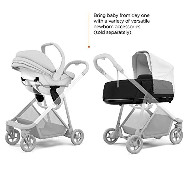 Thule Shine Baby Stroller, Full-Size Stroller Features, Compact and Lightweight Design, Reversible seat, Spacious Storage Basket, Adjustable Leg Rest, Easy one-Hand fold