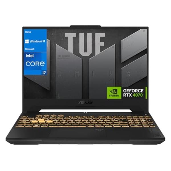 ASUS TUF 15.6 i7 RTX 4070 Gaming Laptop, 15.6" FHD 144Hz Display, Intel Core i7-13620H (Beats Intel i9-12900), NVIDIA GeForce RTX 4070, 32GB DDR5 RAM, 1TB SSD, RGB Backlit KB, Wind
