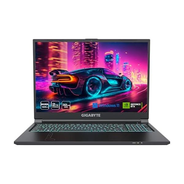 GIGABYTE - G6 (2024) Gaming Laptop - 165Hz 1920x1200 WUXGA - NVIDIA GeForce RTX 4060 - Intel i7-13620H - 2TB SSD with 32GB DDR5 RAM - Windows 11 Home AD (G6 KF-H3US865KH)