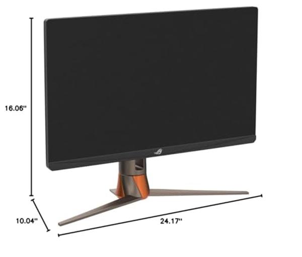 ASUS ROG Swift 360Hz 27” 1440P HDR Gaming Monitor (PG27AQN) - QHD (2560 x 1440), Fast IPS, 1ms, G-SYNC, Eye Care, HDMI, DisplayPort, USB, Ergonomic Design, VESA Wall Mountable, HDR
