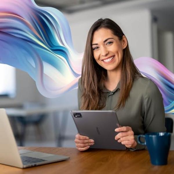 Compaq QTab Pro 8 GB RAM 256 GB Capacity + Keyboard+ Headphones Noise Cancelling + Stylus Pen I LCD 10.95" I Android 13 I Qualcomm Snapdragon 680 I LTE I Rear Camera 13Mp I 7000 mA