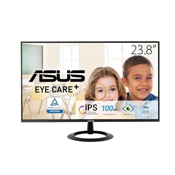 ASUS TUF Gaming VG279Q1A 27” Gaming Monitor, 1080P Full HD, 165Hz (Supports 144Hz), IPS, 1ms, Adaptive-sync/FreeSync Premium, Extreme Low Motion Blur, Eye Care, HDMI DisplayPort,BL