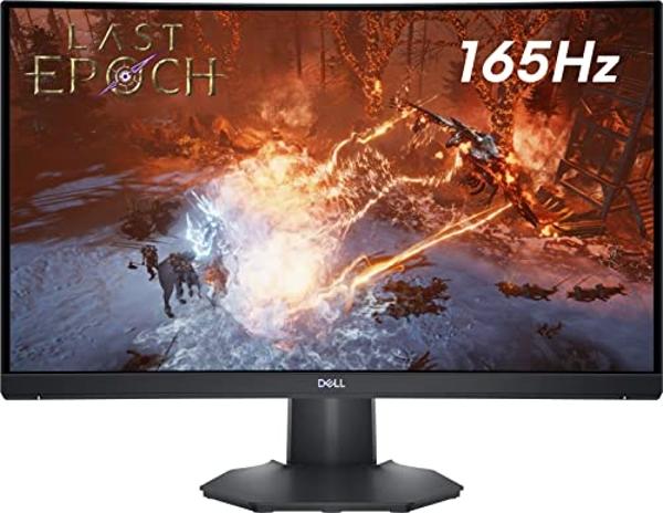 Dell - 24" VA LED FHD Curved Gaming Monitor (HDMI 2.0, Display Port 1.2) - Black (S2422HG)