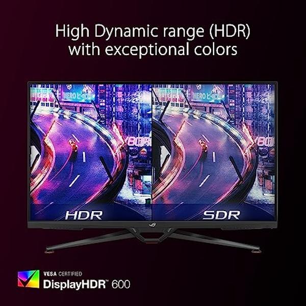 ASUS ROG Swift 38” 4K HDMI 2.1 HDR DSC Gaming Monitor (PG38UQ) - UHD (3840 x 2160), 144Hz, 1ms, Fast IPS, G-SYNC Compatible, Speakers, FreeSync Premium Pro, DisplayPort, DisplayHDR