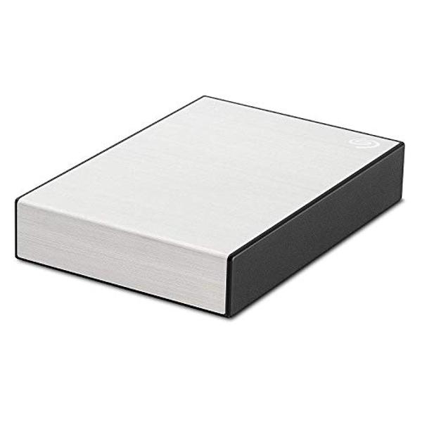 Seagate Backup Plus 5TB External Hard Drive Portable HDD – Silver USB 3.0 For PC Laptop And Mac, 1 year MylioCreate, 2 Months Adobe CC Photography, & 2-Year Rescue Service (STHP500
