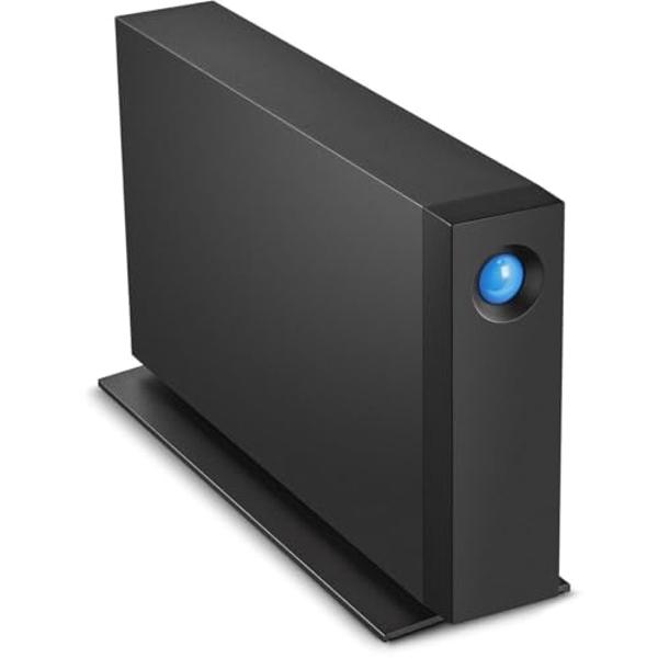 LaCie d2 Professional 20TB External Hard Drive Desktop HDD – USB-C USB 3.1 Gen 2, 7200 RPM Enterprise Class Drives, for Mac and PC Desktop, 1mo Adobe CC All Apps Plan, Rescue Servi