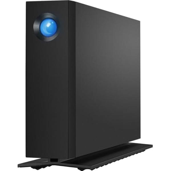 LaCie d2 Professional 20TB External Hard Drive Desktop HDD – USB-C USB 3.1 Gen 2, 7200 RPM Enterprise Class Drives, for Mac and PC Desktop, 1mo Adobe CC All Apps Plan, Rescue Servi