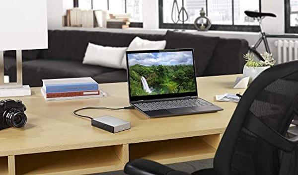 Seagate Backup Plus 5TB External Hard Drive Portable HDD – Silver USB 3.0 For PC Laptop And Mac, 1 year MylioCreate, 2 Months Adobe CC Photography, & 2-Year Rescue Service (STHP500