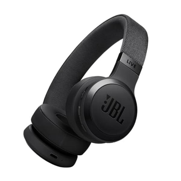JBL Live 670NC - Wireless On-Ear Headphones with Adaptive Noise Cancelling with Smart Ambient, Up to 65H Battery Life with Speed Charge, Lightweight, Comfortable and Foldable Desig