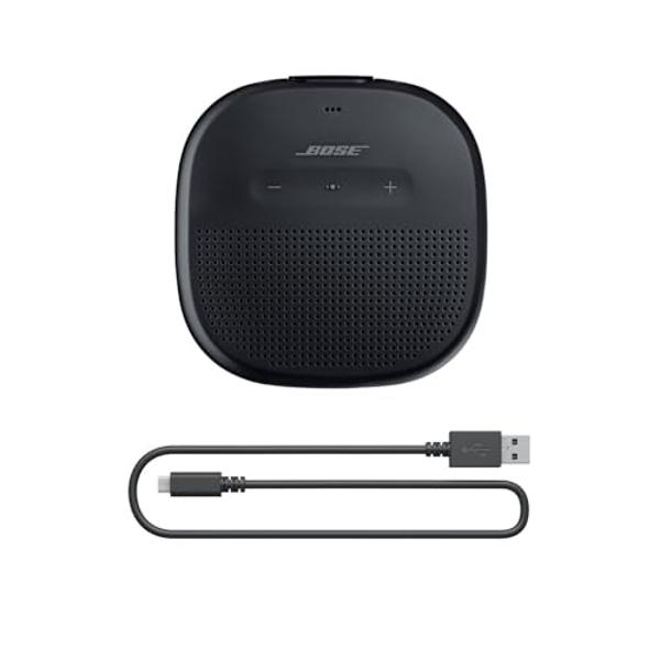 Bose SoundLink Micro Bluetooth Speaker: Small Portable Waterproof Speaker with Microphone, Black