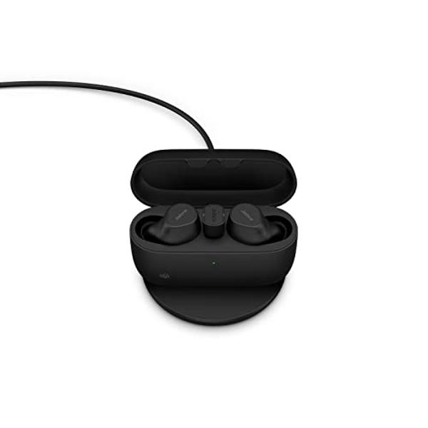 Jabra Evolve2 True Wireless in-Ear Bluetooth Earbuds with Wireless Charging Pad - Active Noise Cancellation, MultiSensor Voice Technology - MS Teams Certified, Works with All Other