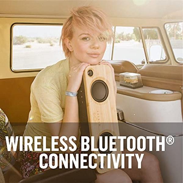 House of Marley - Get Together Bluetooth Portable Bluetooth Speaker and Audio System - 3.5 Woofer & 1 Tweeters, 30m Wireless Range, 8 Hour Playtime, Sustainably Crafted, Signature 