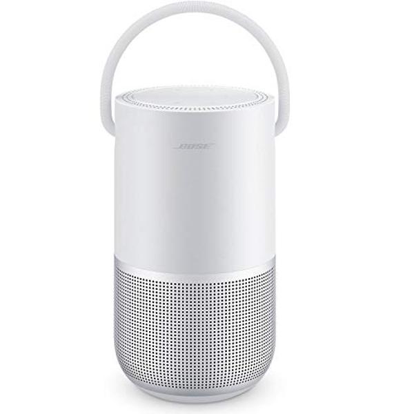 Bose Portable Smart Speaker — Wireless Bluetooth Speaker with Alexa Voice Control Built-in, Silver