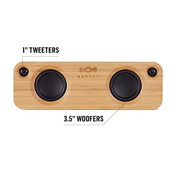 House of Marley - Get Together Bluetooth Portable Bluetooth Speaker and Audio System - 3.5 Woofer & 1 Tweeters, 30m Wireless Range, 8 Hour Playtime, Sustainably Crafted, Signature 