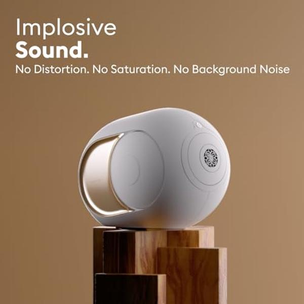 Devialet - Phantom I 108dB - High-Fidelity Wireless Speaker - Gold - Implosive Soundstage - Zero Distortion - Bluetooth Speaker - Loud Stereo Sound, Deep Bass