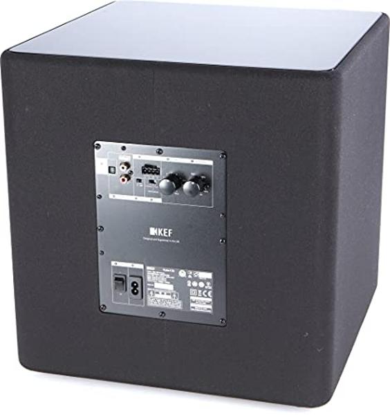 KEF Kube12b 12 Inch 300 Watt Powered Subwoofer (Black)