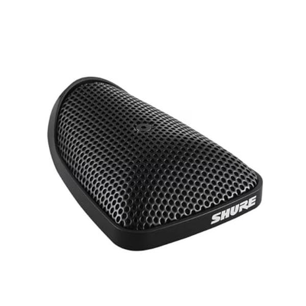 Shure Centraverse CVB Installed Sound Boundary Microphone - Black, Cardioid Condenser Mic, 12-Foot XLR Cable (CVB-B/C)