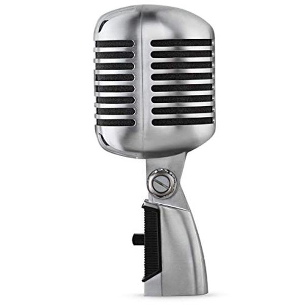 Shure 55SH Series II Iconic Microphone - Vintage Style, Rich Sound Quality, Rugged Construction, Shock-Mounted Noise Reduction for Vocals & Instruments-for Live Performances & Stud