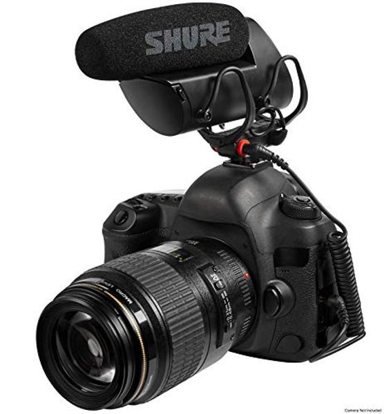 Shure VP83F LensHopper Camera-Mounted Condenser Shotgun Microphone with Integrated Digital Flash Recording - Windscreen, Superior RF Immunity, Backlit LCD, 5-Position Joystick, Ryc
