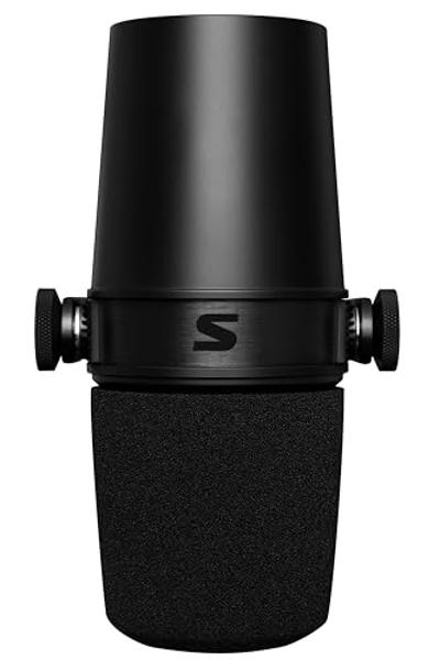 Shure MV7X Microphone - XLR Only Pro Quality Dynamic Mic for Podcasting & Vocal Recording, Voice-Isolating Technology, All Metal Construction, Mic Stand Compatible, Optimized Frequ
