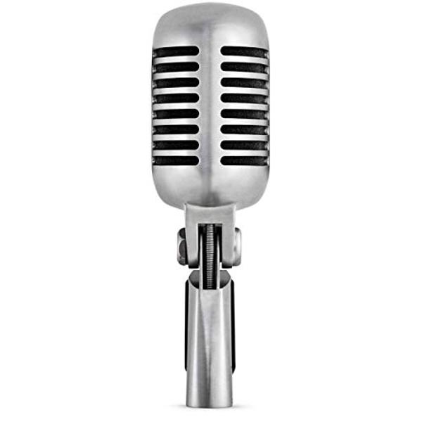 Shure 55SH Series II Iconic Microphone - Vintage Style, Rich Sound Quality, Rugged Construction, Shock-Mounted Noise Reduction for Vocals & Instruments-for Live Performances & Stud
