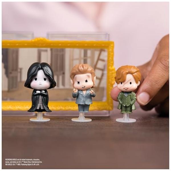 Wizarding World Harry Potter, Micro Magical Moments Year 3 Figure Set with Remus Lupin, Severus Snape, Peter Pettigrew & Display Case