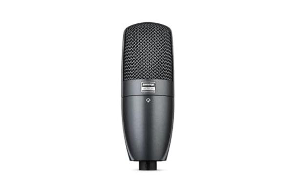 Shure BETA 27 Side-Address Supercardioid Condenser Microphone - for Instrument and Vocal Applications, Features Switchable Low-Frequency Filter and 3-Layer Internal Pop Filter