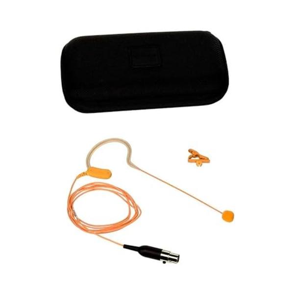 Shure MX153 Earset Headworn Microphone - Cocoa, Omnidirectional Mic, TQG / TA4F Connector Wireless Bodypack Transmitters (MX153C/O-TQG)