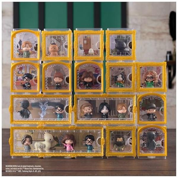 Wizarding World Harry Potter, Micro Magical Moments Year 3 Figure Set with Remus Lupin, Severus Snape, Peter Pettigrew & Display Case