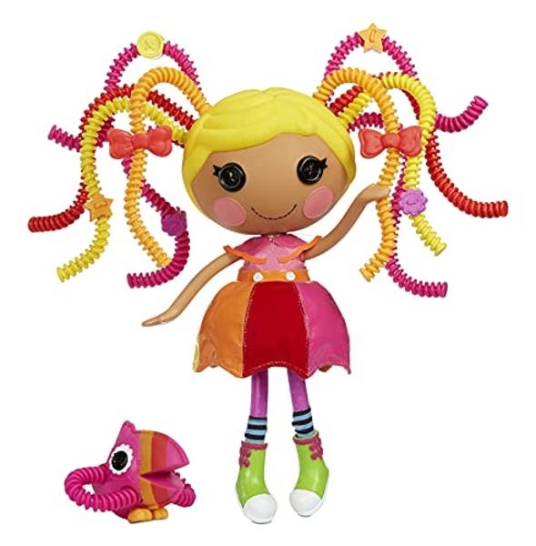 Lalaloopsy Silly Hair Doll- April Sunsplash & Pet Toucan, 13" Rainbow Hair Styling Doll with Multicolor Outfit & 11 Accessories, Reusable Salon Playset- Kids Gifts, Toys for Girls 