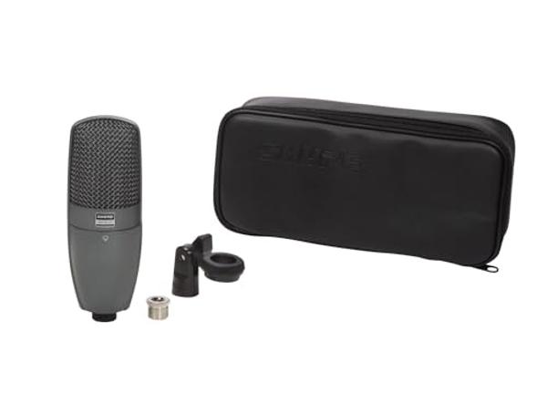 Shure BETA 27 Side-Address Supercardioid Condenser Microphone - for Instrument and Vocal Applications, Features Switchable Low-Frequency Filter and 3-Layer Internal Pop Filter