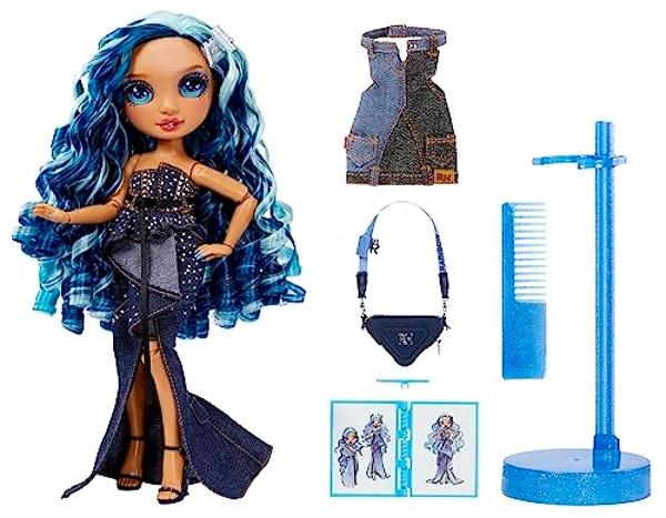 Rainbow High Fantastic Fashion Skyler Bradshaw - Blue 11” Fashion Doll and Playset with 2 Complete Doll Outfits, and Fashion Play Accessories, Great Gift for Kids 4-12 Years Old